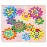 Puzzle & Spinning Gears - 12 Pieces - Modern Teaching Aids NZ