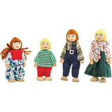 Bendable Wooden Doll Families - 13 Pieces - Modern Teaching Aids NZ