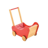 Red Wooden Doll Buggy - Modern Teaching Aids NZ