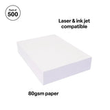 A4 Copy Paper 80 gsm - Pack of 500