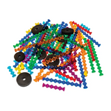 Playstix Transparent Construction Set - 105  Pieces - Modern Teaching Aids NZ