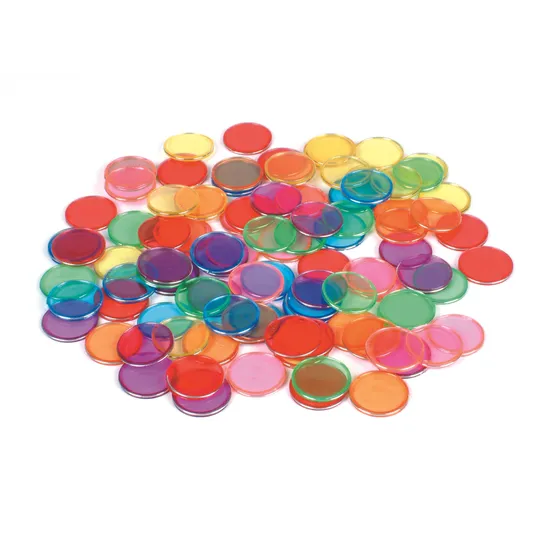 Steel Ringed Chips - 100 Pieces - Modern Teaching Aids NZ