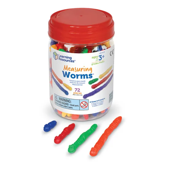 Measuring Worms - Set of 72pc - Modern Teaching Aids NZ