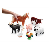 Jumbo Farm Animals - 7 Pieces - Modern Teaching Aids NZ