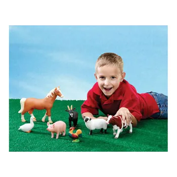 Jumbo Farm Animals - 7 Pieces - Modern Teaching Aids NZ