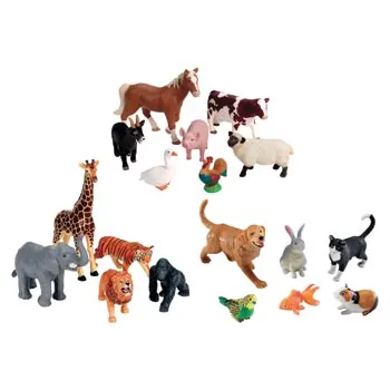 Jumbo Soft Animals Kit - 18 Pieces - Modern Teaching Aids NZ