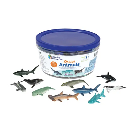 Ocean Counters - Set of 50 - Modern Teaching Aids NZ