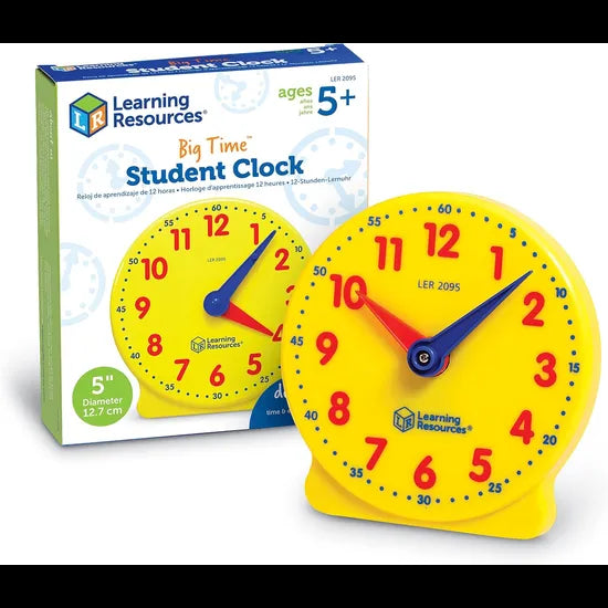Big Time Learning Student Clock - Modern Teaching Aids NZ