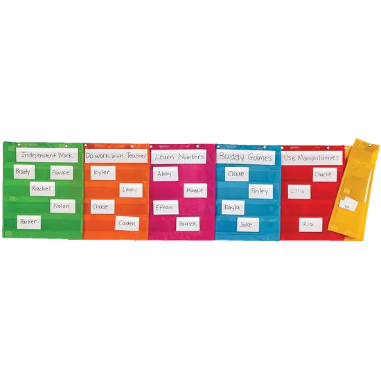 Magnetic Pocket Chart Squares (Set of 6) - Modern Teaching Aids NZ