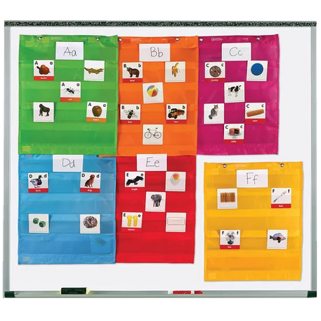 Magnetic Pocket Chart Squares (Set of 6) - Modern Teaching Aids NZ