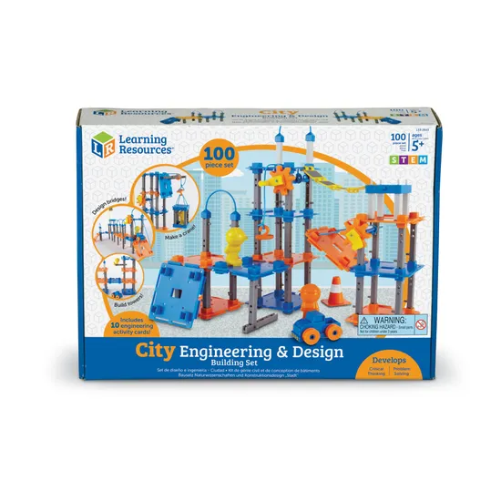 City - Engineering & Design Building Set - Modern Teaching Aids NZ