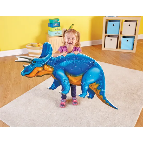 Jumbo Dinosaur Floor Puzzle- Triceratops 20 Pieces - Modern Teaching Aids NZ