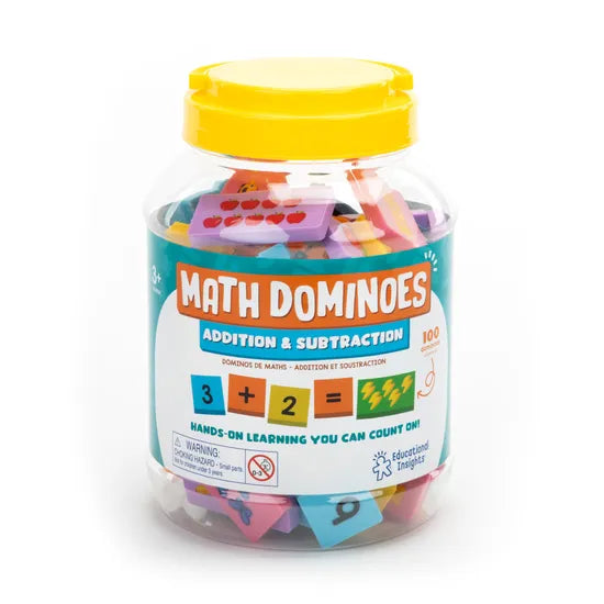 Learning Resources Math Dominoes - Addition & Subtraction - Modern Teaching Aids NZ