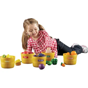 Farmers Market Colour Sorting Set - Modern Teaching Aids NZ