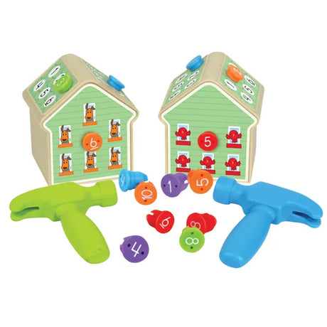 Number Nails Fine Motor Activity Set - Modern Teaching Aids NZ
