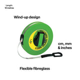 Teachables Wind-Up Tape Measure - 10 Metres - Modern Teaching Aids NZ