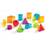 View-Thru Geometric Solids 14 Pcs - Modern Teaching Aids NZ