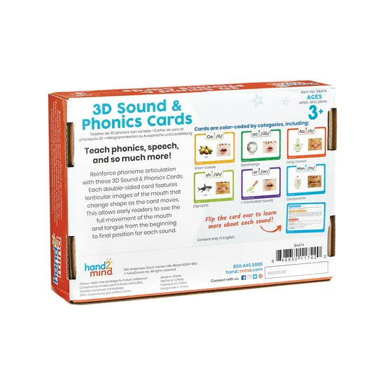 3D Sounds & Phonics Cards - Modern Teaching Aids NZ