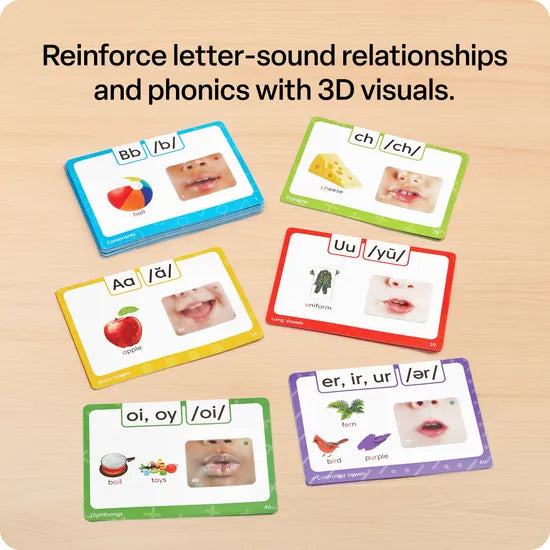 3D Sounds & Phonics Cards - Modern Teaching Aids NZ
