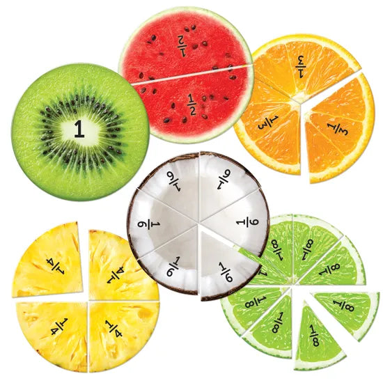 Magnetic Fruit Fractions - Modern Teaching Aids NZ