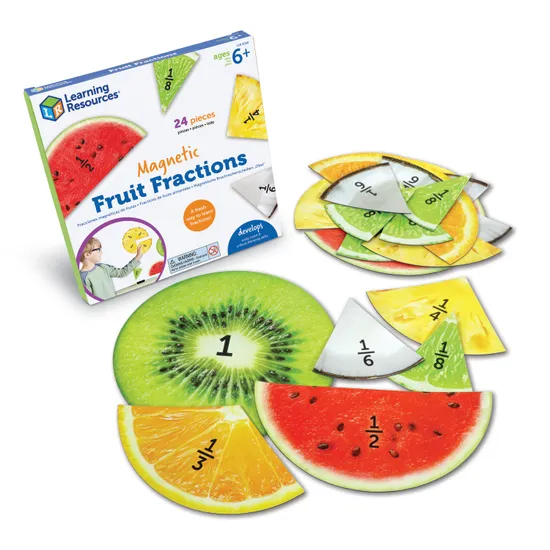 Magnetic Fruit Fractions - Modern Teaching Aids NZ