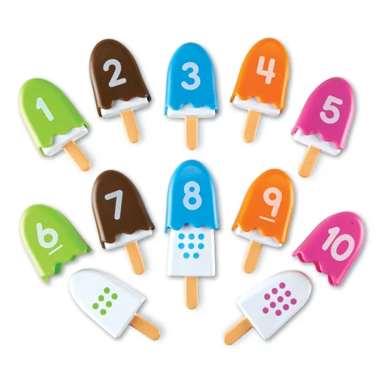 Smart Snacks Number Pops - Set of 20 - Modern Teaching Aids NZ