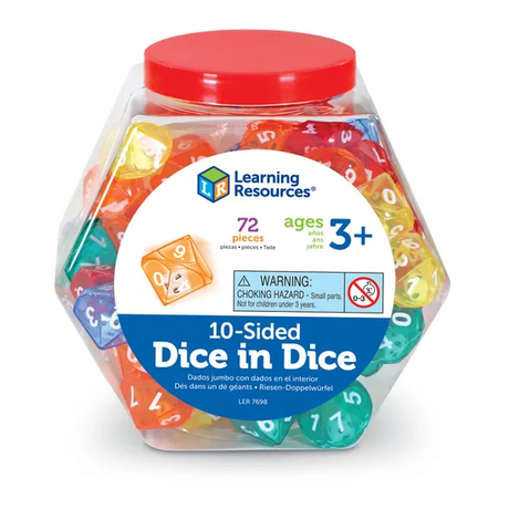 Dice In Dice - 10-Sided - Modern Teaching Aids NZ