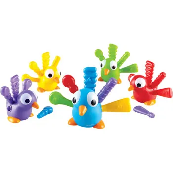Fine Motor Peacock Class Set - Modern Teaching Aids NZ
