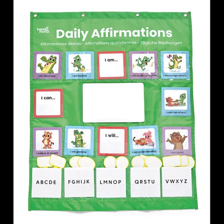 Daily Affirmations Pocket Chart - Modern Teaching Aids NZ