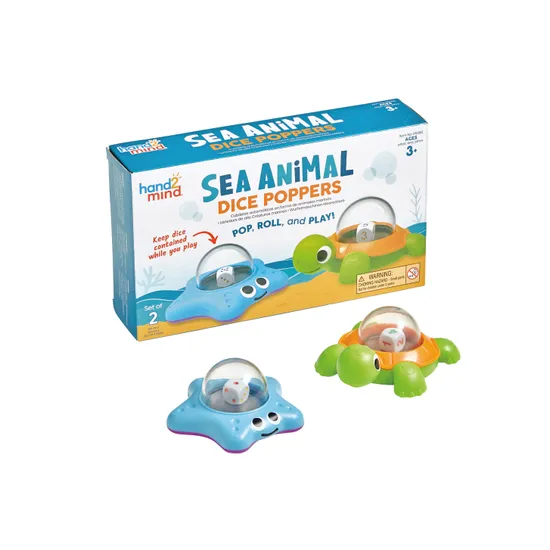 Sea Animal Dice Poppers - Modern Teaching Aids NZ