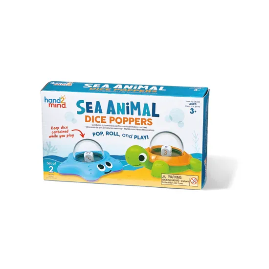 Sea Animal Dice Poppers - Modern Teaching Aids NZ