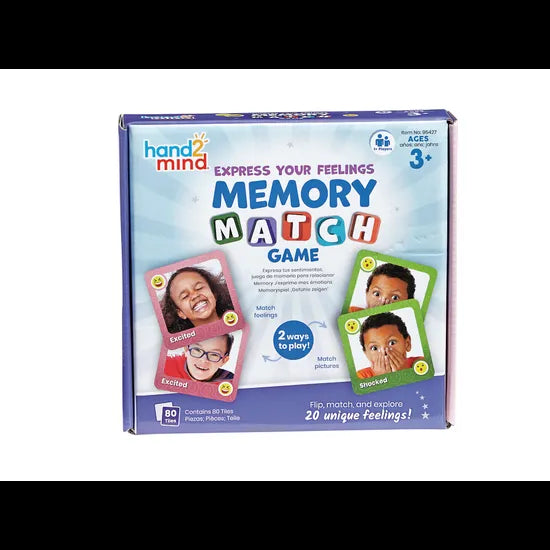 Express Your Feelings Memory Match Game - Modern Teaching Aids NZ