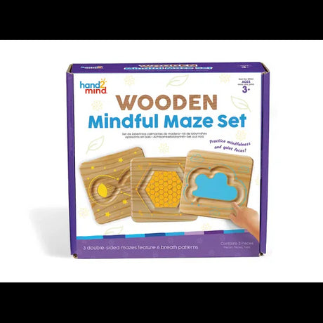 Wooden Mindful Maze Set - Modern Teaching Aids NZ