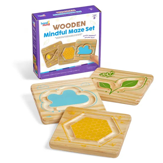 Wooden Mindful Maze Set - Modern Teaching Aids NZ