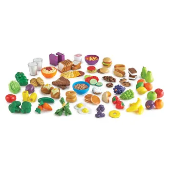 Classroom Play Food Set - 100 Pieces - Modern Teaching Aids NZ
