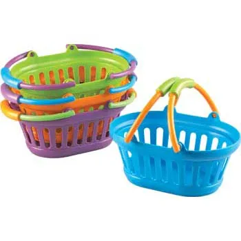 Shopping Baskets - Set of 4 - Modern Teaching Aids NZ