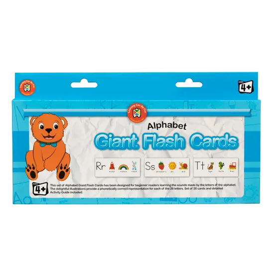 Alphabet Giant Flash Cards - Modern Teaching Aids NZ