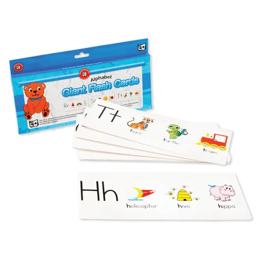 Alphabet Giant Flash Cards - Modern Teaching Aids NZ