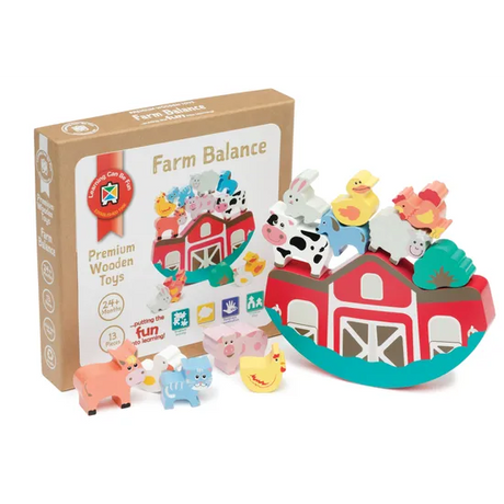 Farm Balance Stacker - 13 Pieces - Modern Teaching Aids NZ