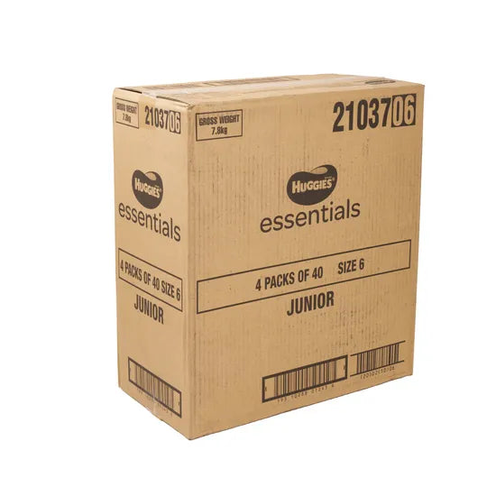 Huggies Essentials Nappies Junior - Pack of 160 - Modern Teaching Aids NZ