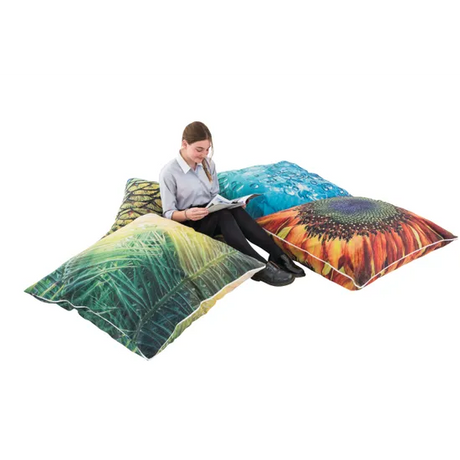 Outdoor Nature Cushions - Set of 4 - 100x100cm - Modern Teaching Aids NZ
