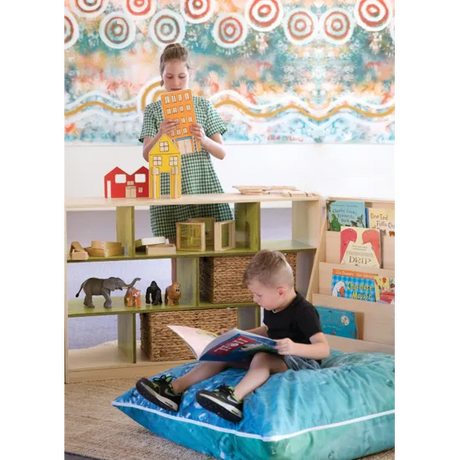 Water Outdoor Cushion - 100cm x 100cm - Modern Teaching Aids NZ