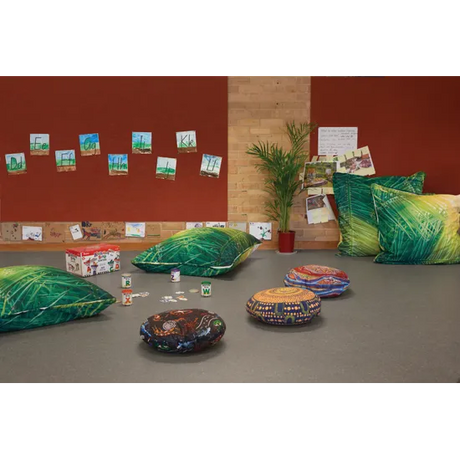 Leaves Outdoor Cushion Cover - 100 x 100cm - Modern Teaching Aids NZ