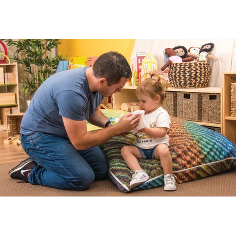 Feathers Outdoor Cushion Cover - 100 x 100cm - Modern Teaching Aids NZ