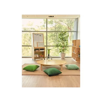 MTA Spaces - Plain Green Cushions - Set of 3 - Modern Teaching Aids NZ