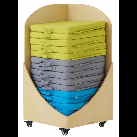 Floor Seats & Trolley - 15 pieces - Assorted - Modern Teaching Aids NZ