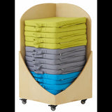 Floor Seats & Trolley - 15 pieces - Assorted - Modern Teaching Aids NZ