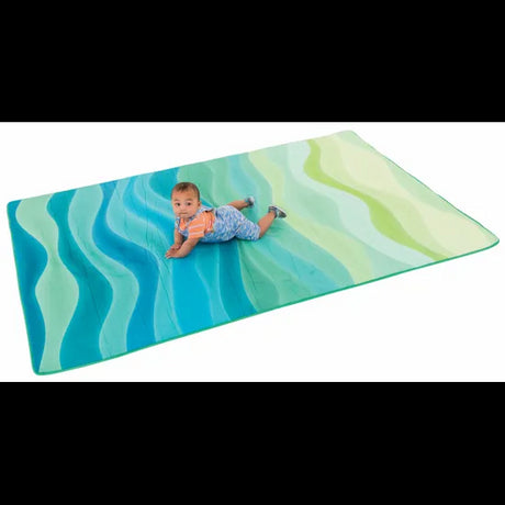 Waves Soft Memory Foam Mat - 220 (L) x 140 (W) cm - Modern Teaching Aids NZ