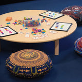 Aboriginal Round Cushions -60cm dia- Set of 4 - Modern Teaching Aids NZ
