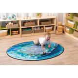Paua Shell Soft Memory Foam Carpet - 150 x 115cm - Modern Teaching Aids NZ
